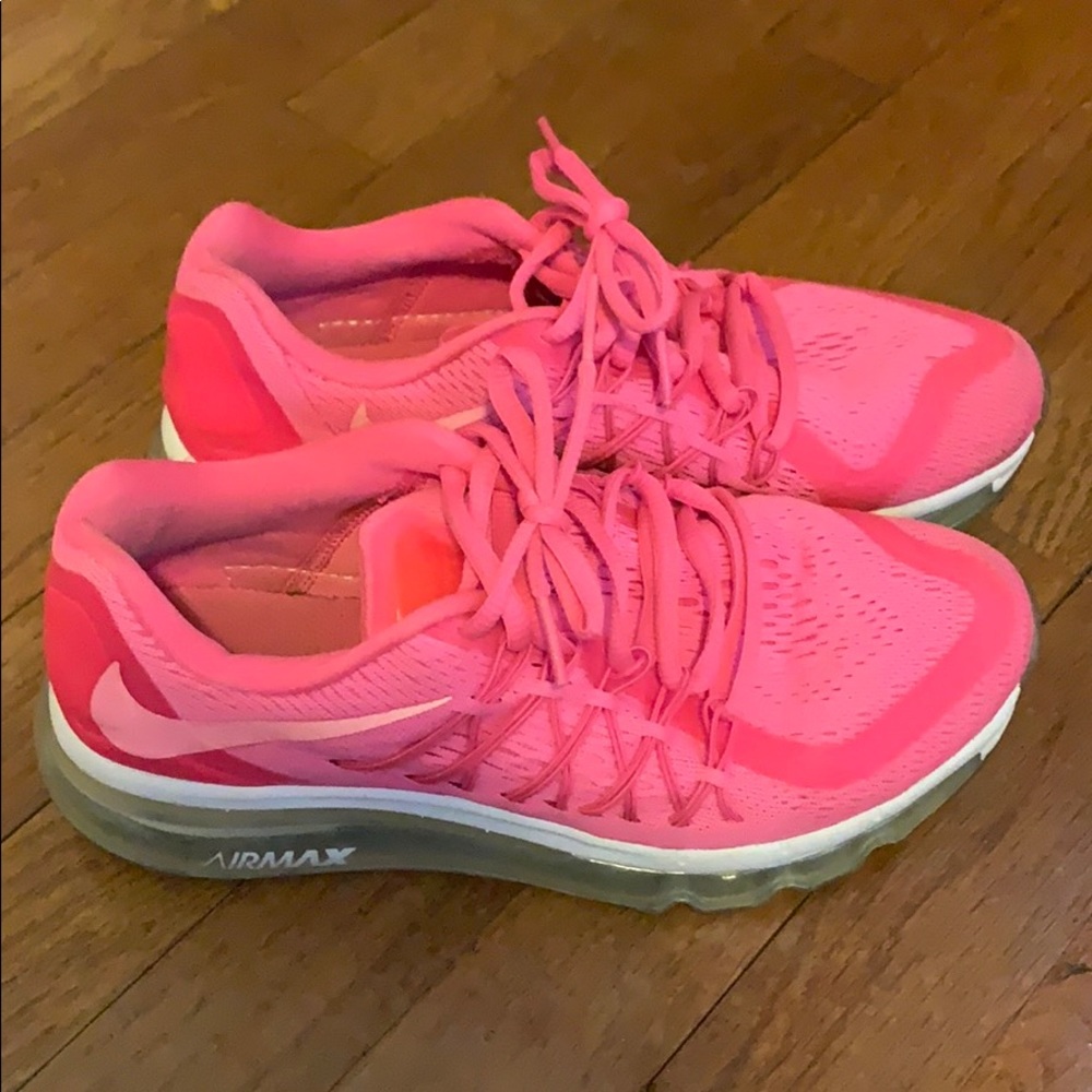 Size 5Y bright pink Nike Air Max
